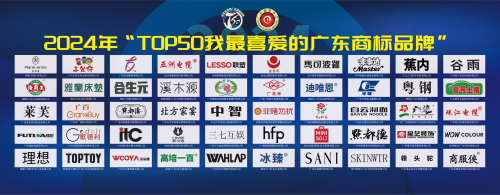 2024年“TOP50我最喜爱的广东商标品牌”榜单盛大发布